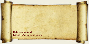 Isidora Krstin vizit kartica